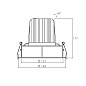 ART-RE-143 LED светильник встраиваемый полуповоротный Downlight   -  Встраиваемые светильники 